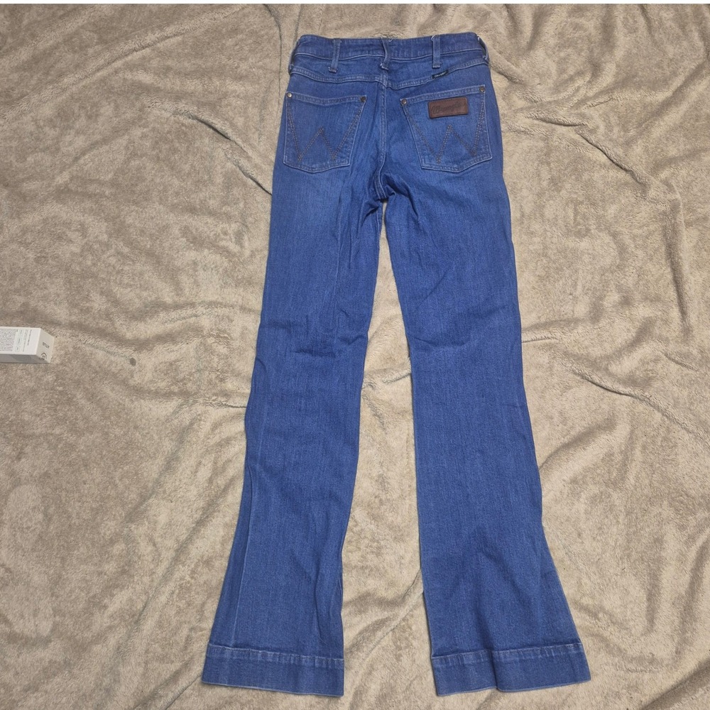 Wrangler Retro High Rise Trouser Jeans Medium Wash 112352979 27x36 Womens - Picture 5 of 5